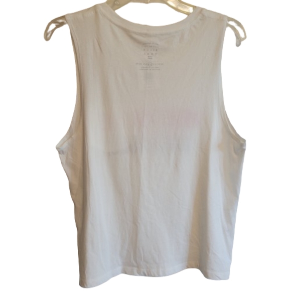 Billa Bong women's graphic "Here for the Good Vibes" sleeveless t-shirt size Med - Picture 3 of 9